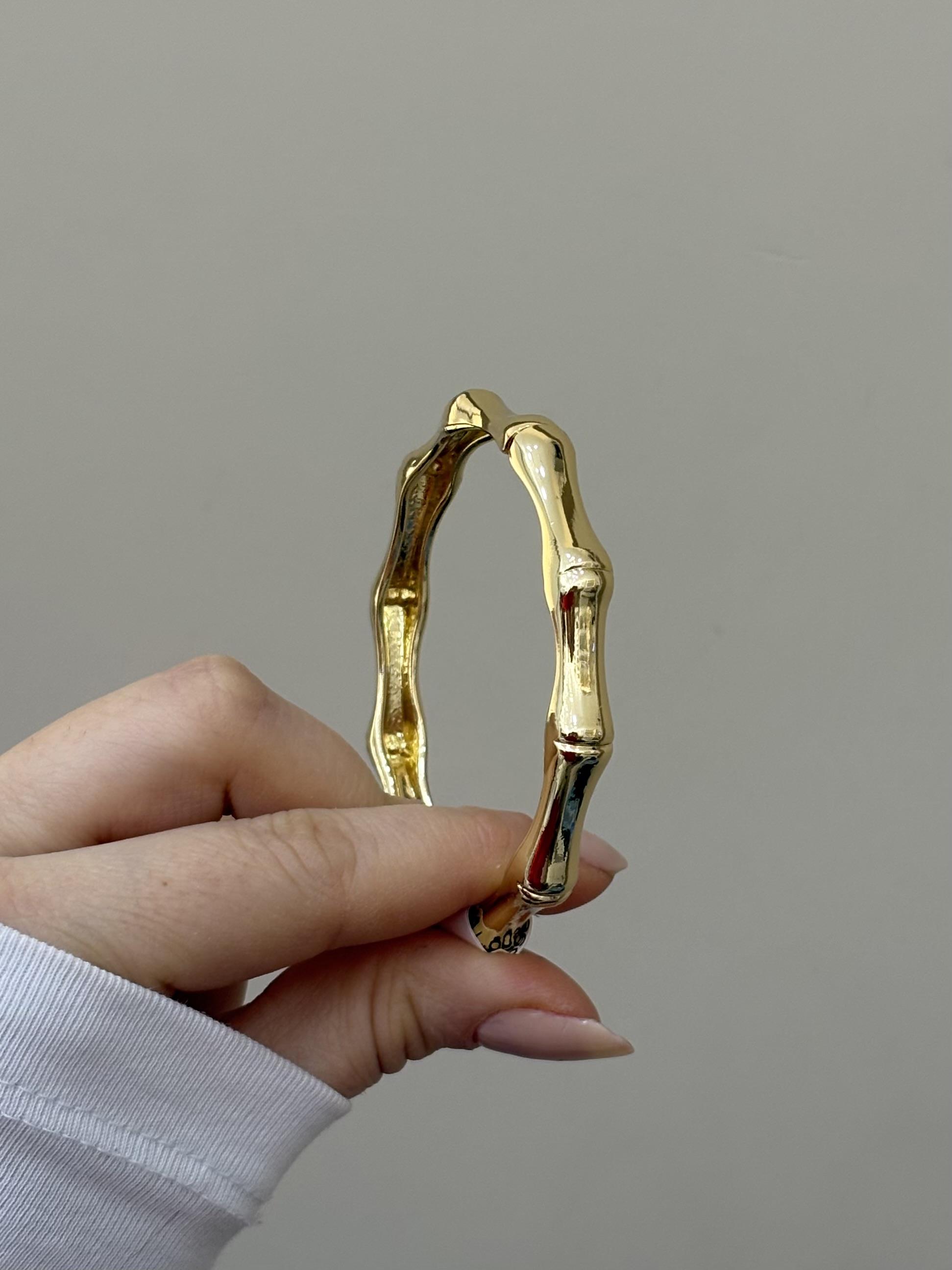 Kelepçe Bileklik Gold Renk