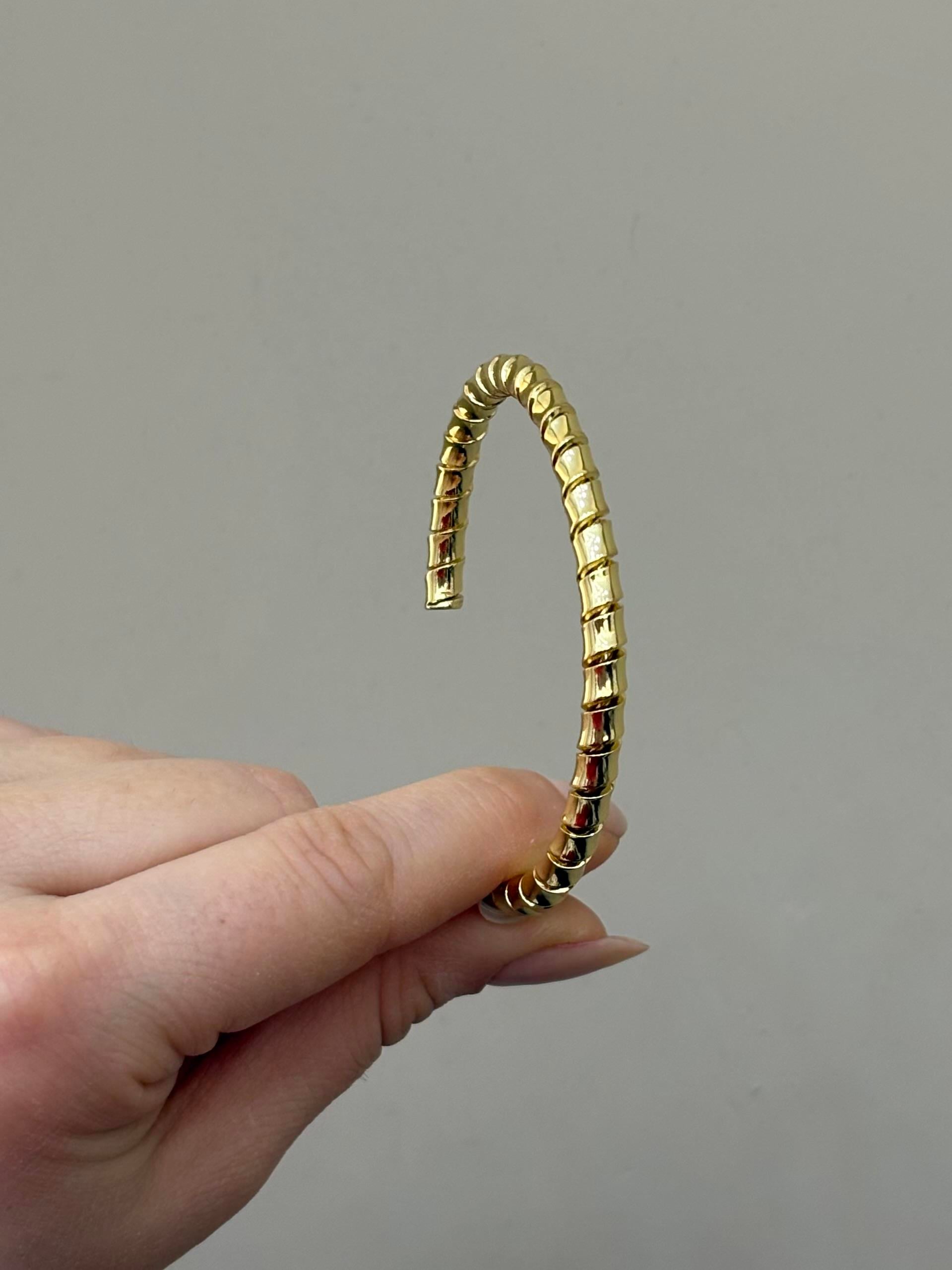 Kelepçe Bileklik Gold Renk