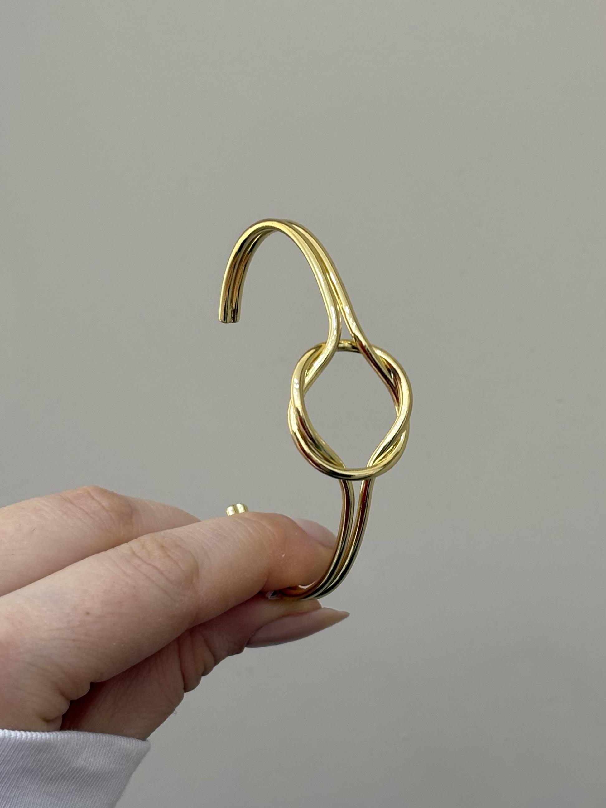 Kelepçe Bileklik Gold Renk