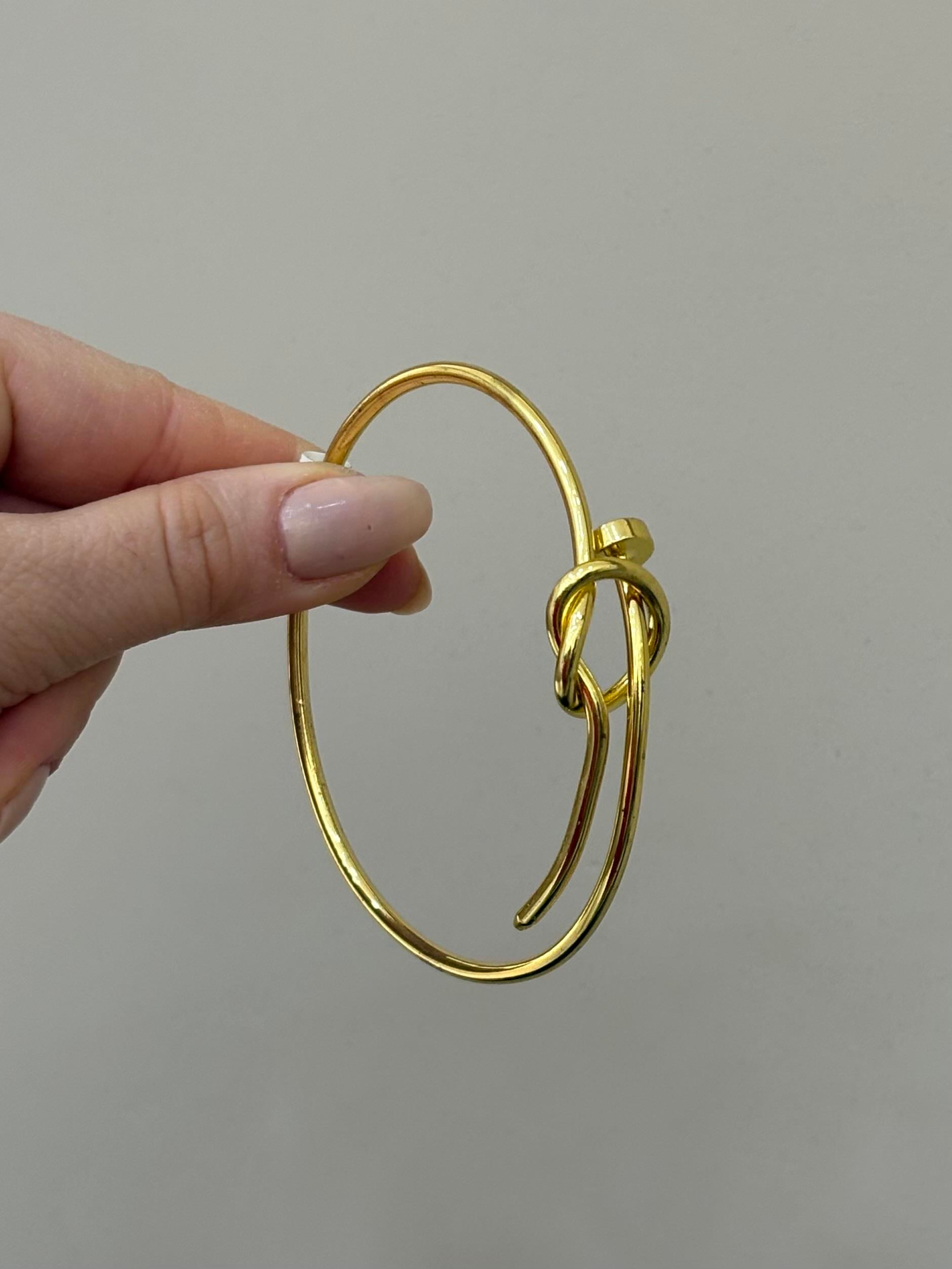 Kelepçe Bileklik Gold Renk