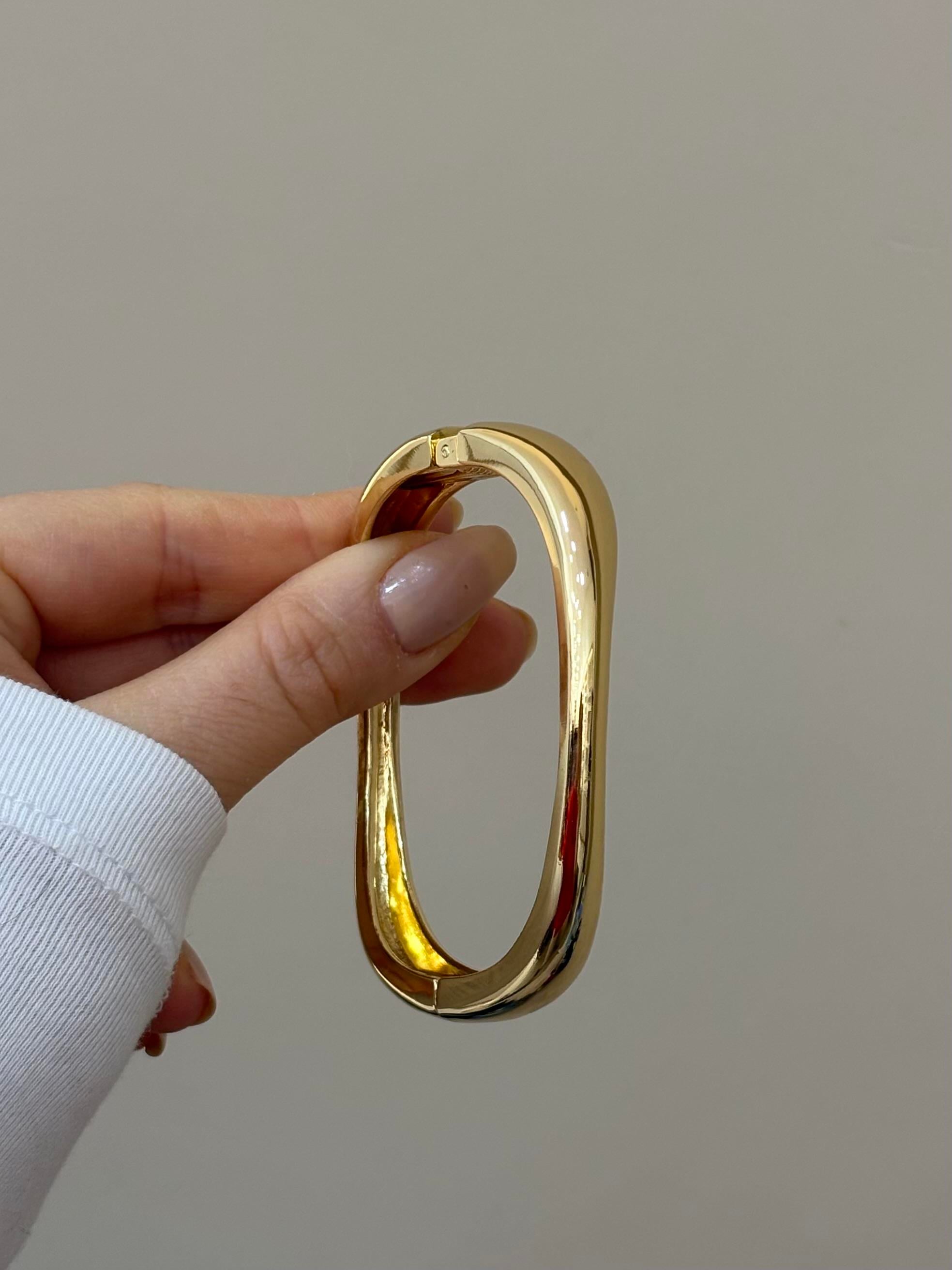 Kelepçe Bileklik Gold Renk