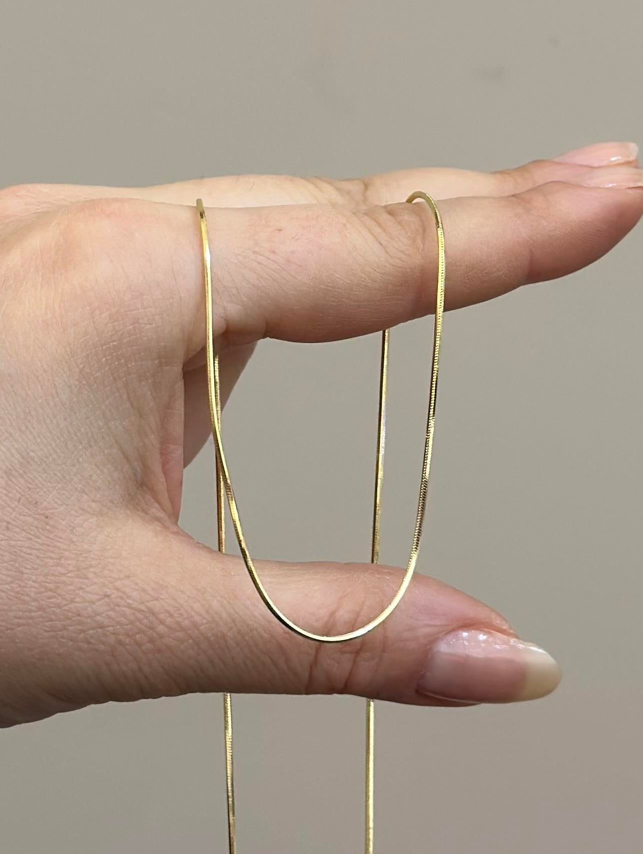 Kolye Çelik Zincir Gold Renk 