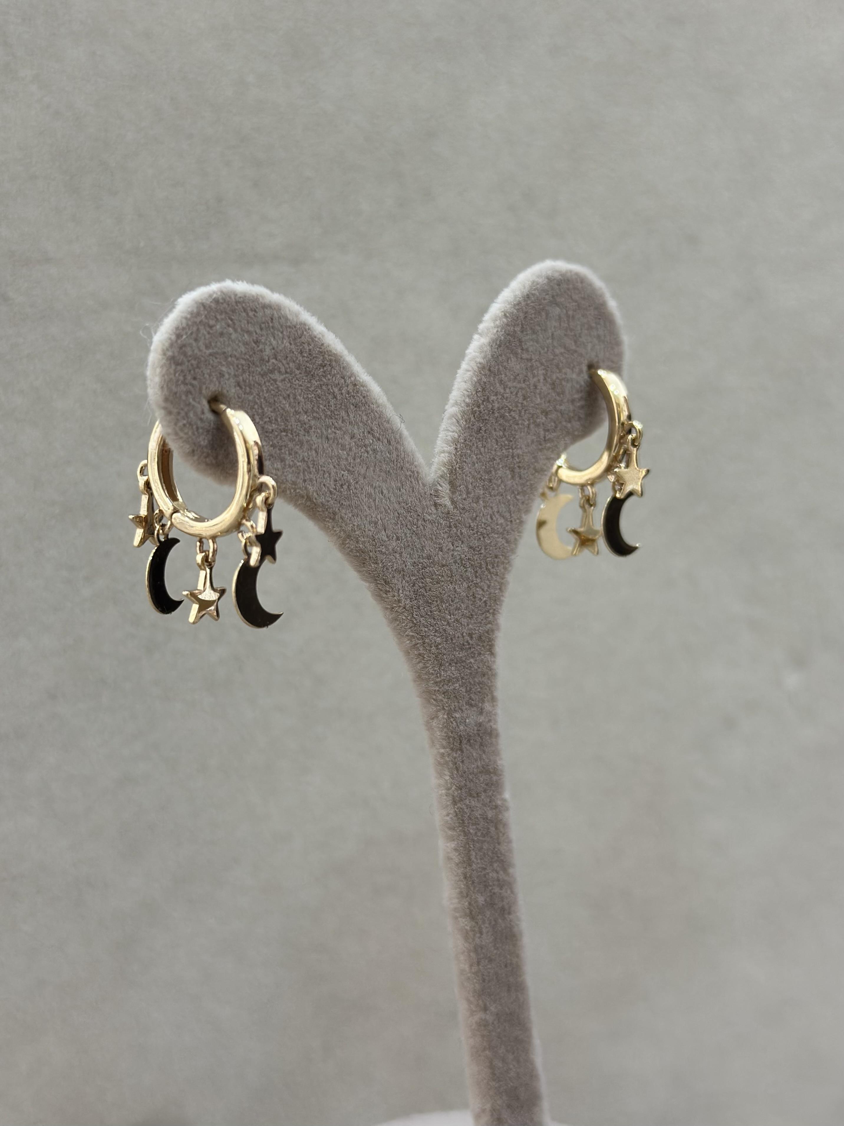 Küpe gold sallantılı