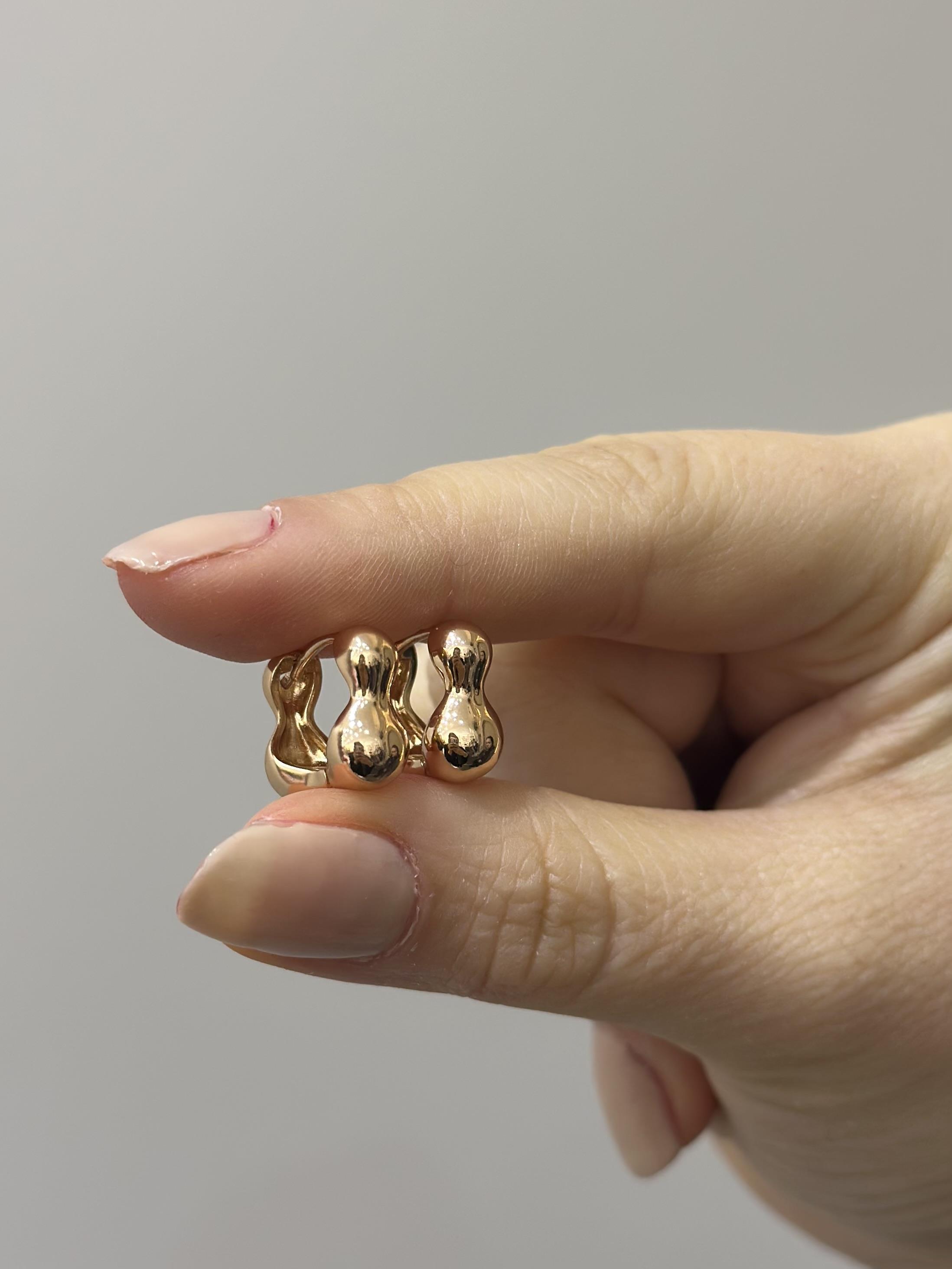 Küpe rose gold halka