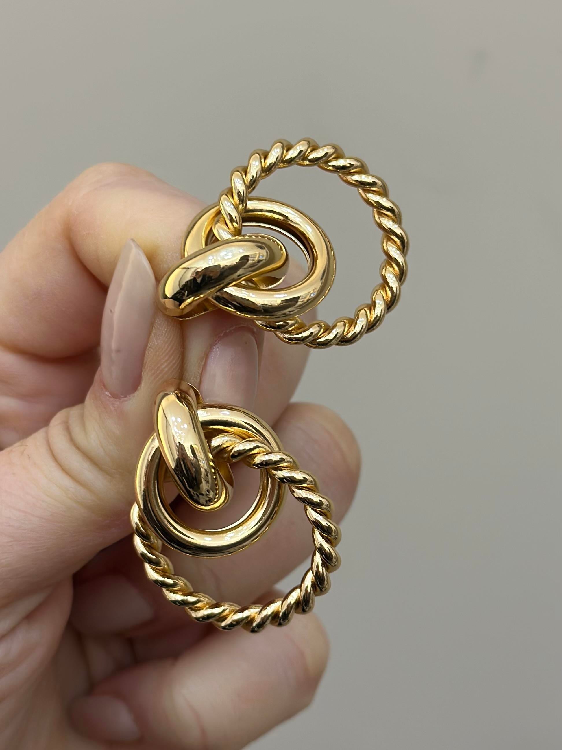 Küpe Tasarım Gold Renk