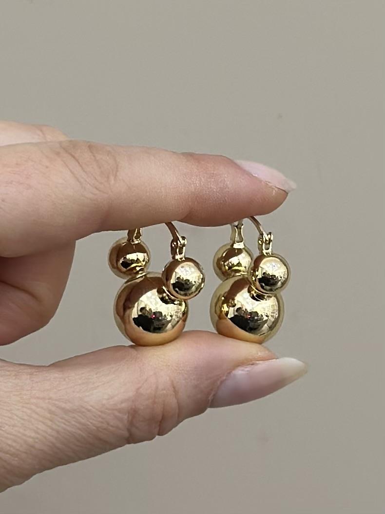 Küpe Tasarım Gold Renk
