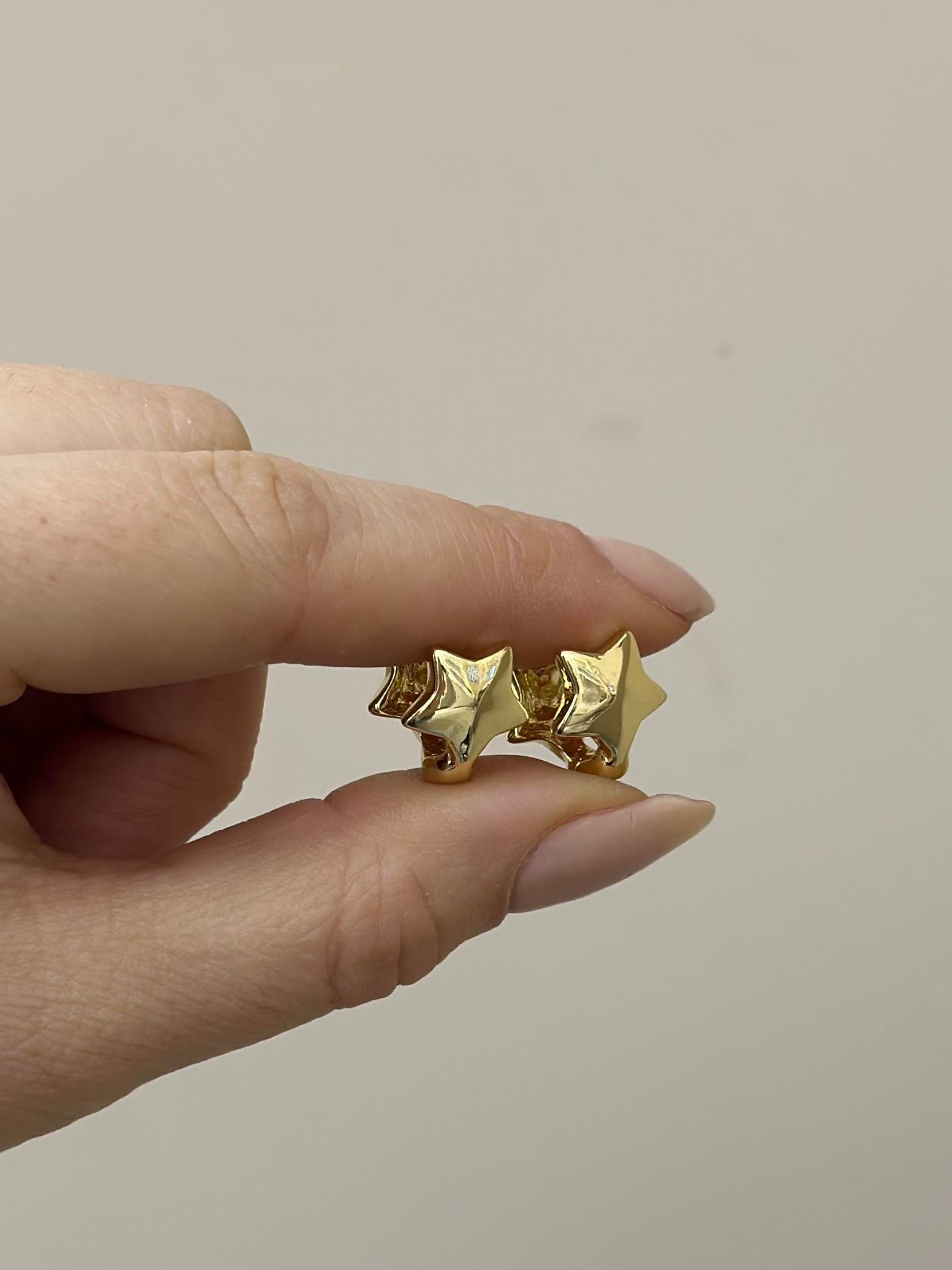 Küpe Yıldız Gold Renk