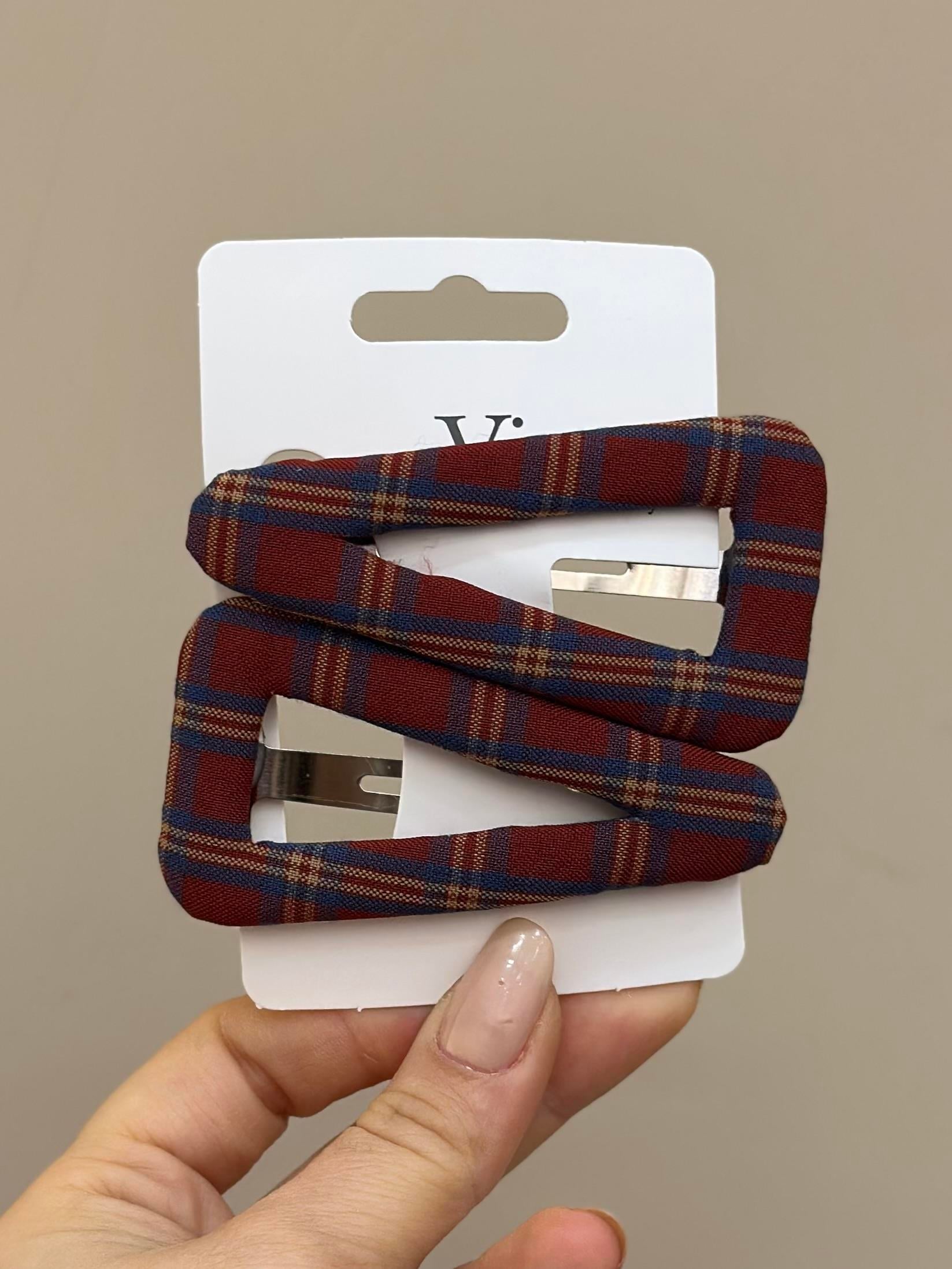 Toka Set Ekose Desen Bordo Renk