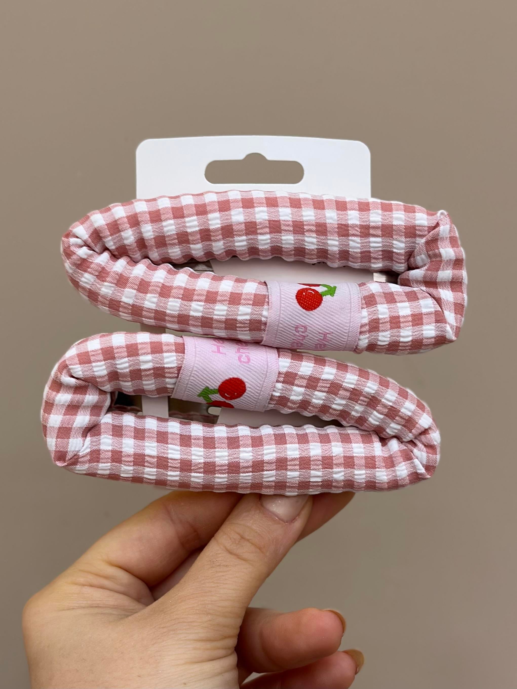 Toka Set Ekose Desen Pembe Renk