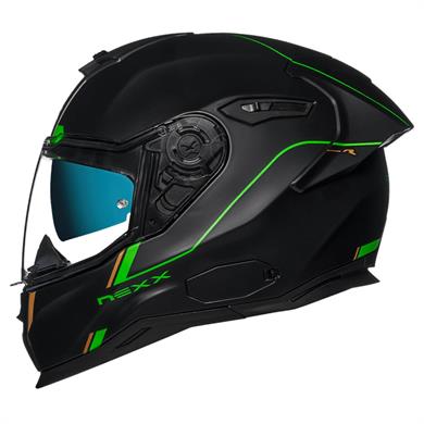 NEXX SX.100R Frenetic Matt Black Green