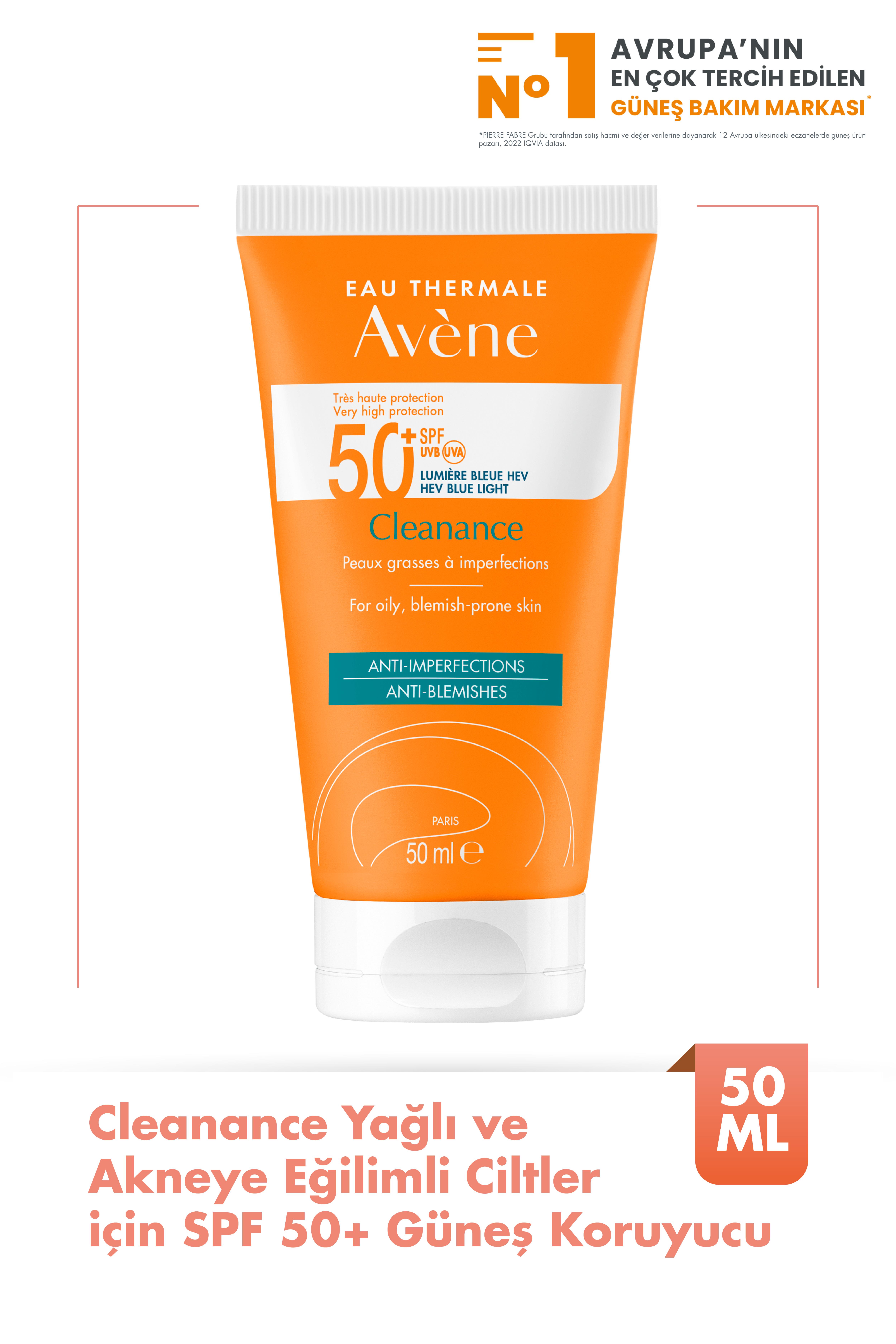 Avene Cleanance Solaire SPF 50+ 50 ml 