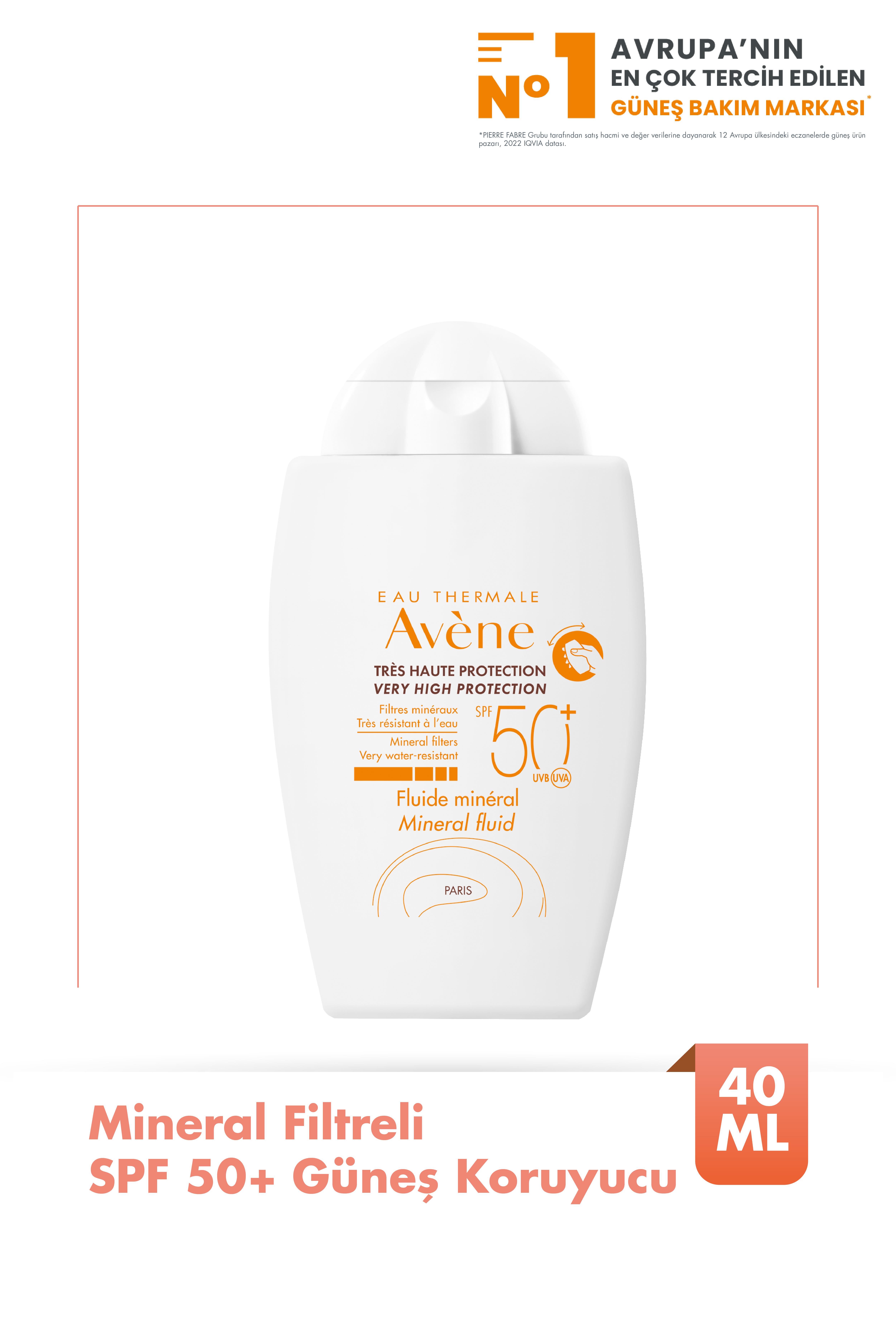 Avene Fluide Mineral SPF50+  40 ml