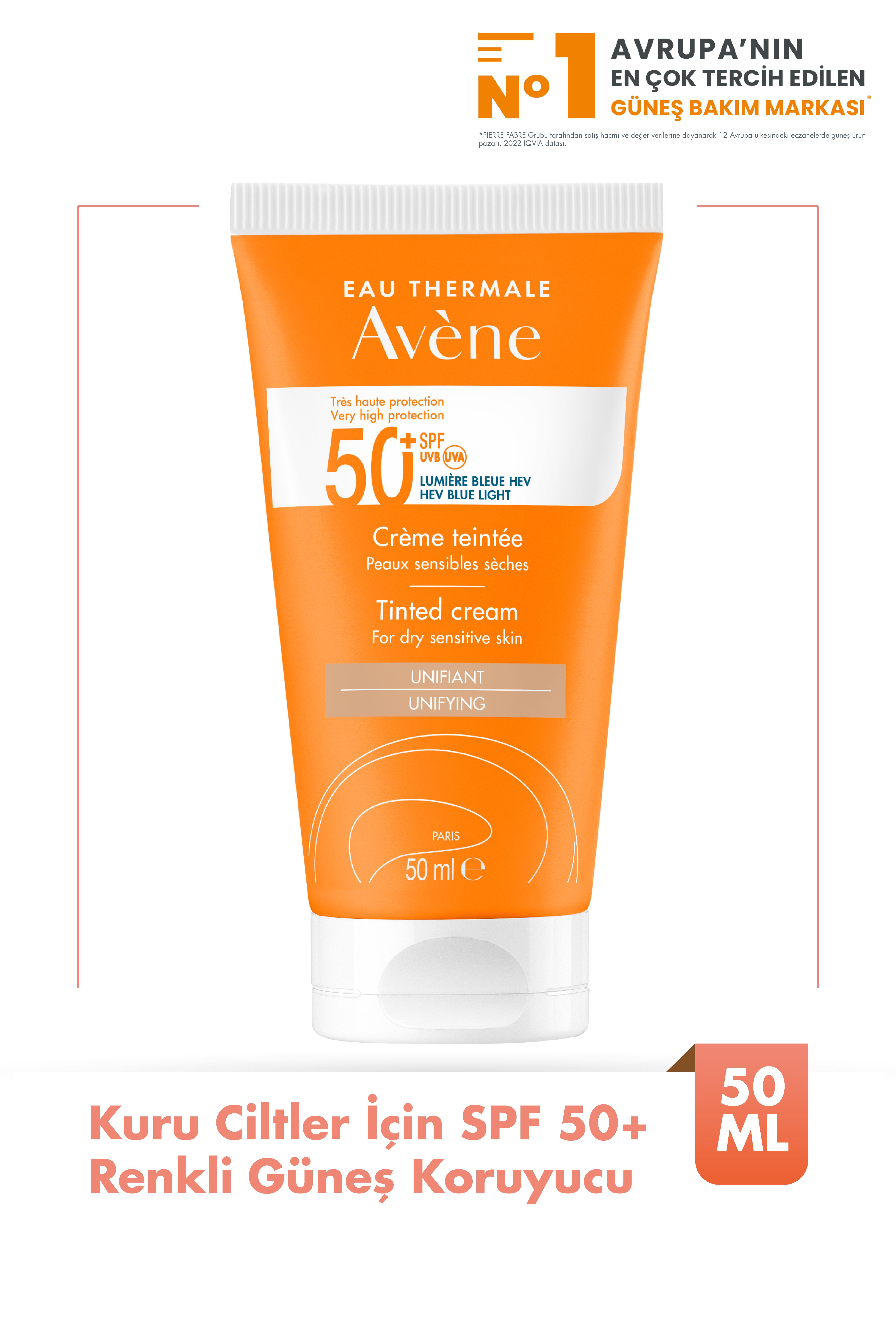 Avene Solaire SPF 50+ Tinted Cream 50 ml 