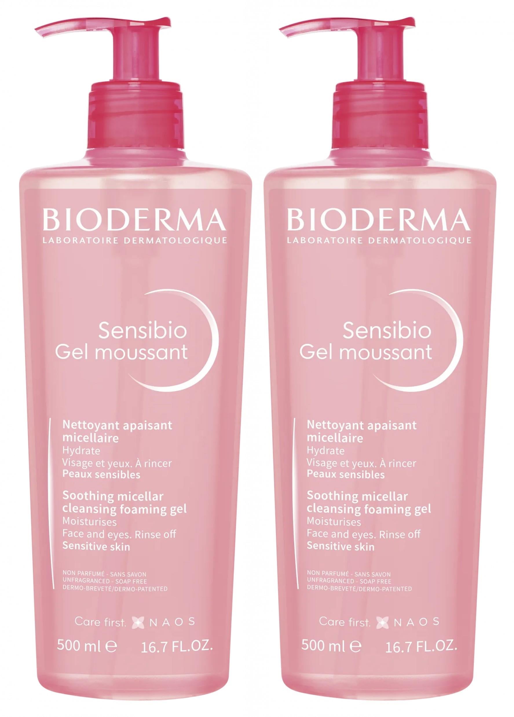 Bioderma Hassas Ciltler Için Temizleyici Jel - Sensibio Foaming Gel 500 ML 2 Adet