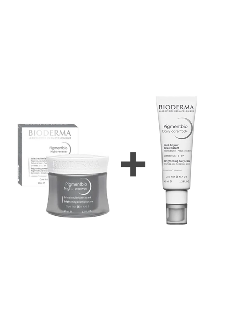 Bıoderma Pigmentbio Daıly Care Spf 50 + Bıoderma  Pıgmentbıo Nıght Renewer 