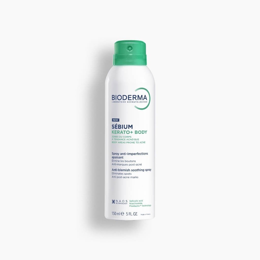 Bioderma Sebium Kerato+ Body Sivilce, Akne Lekesi Karşıtı Salisilik Asit Niasinamid İçeren Vücut Spreyi 150ml