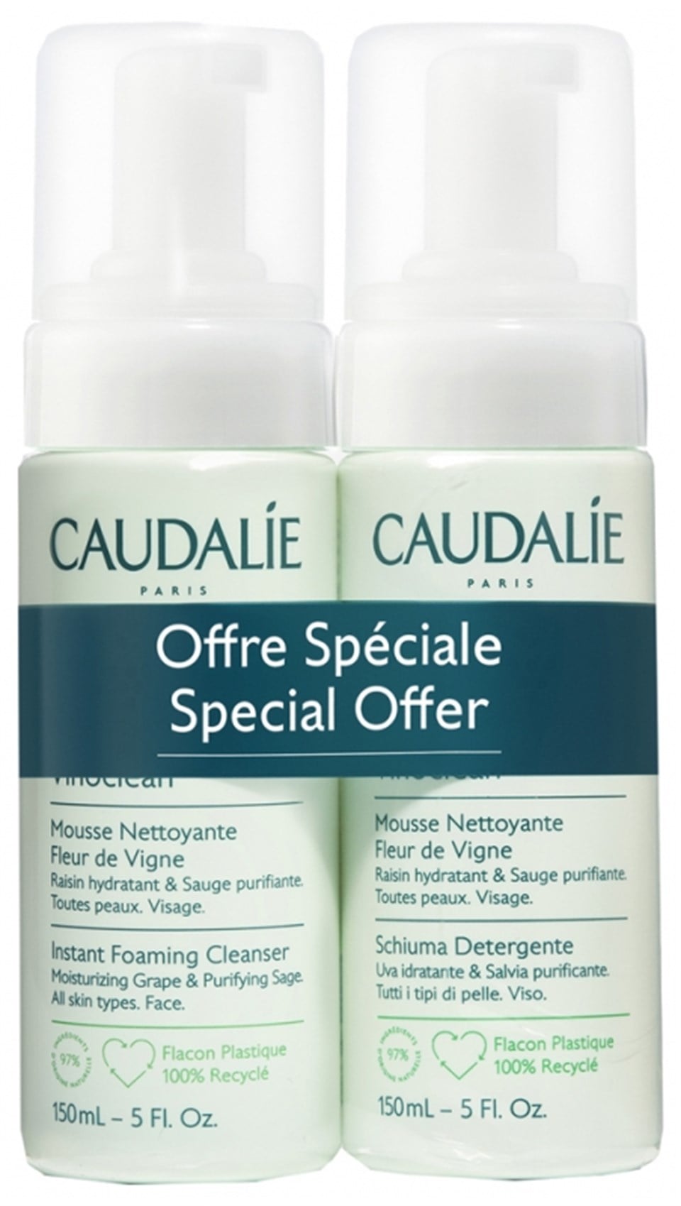 Caudalie Foaming Cleanser Duo