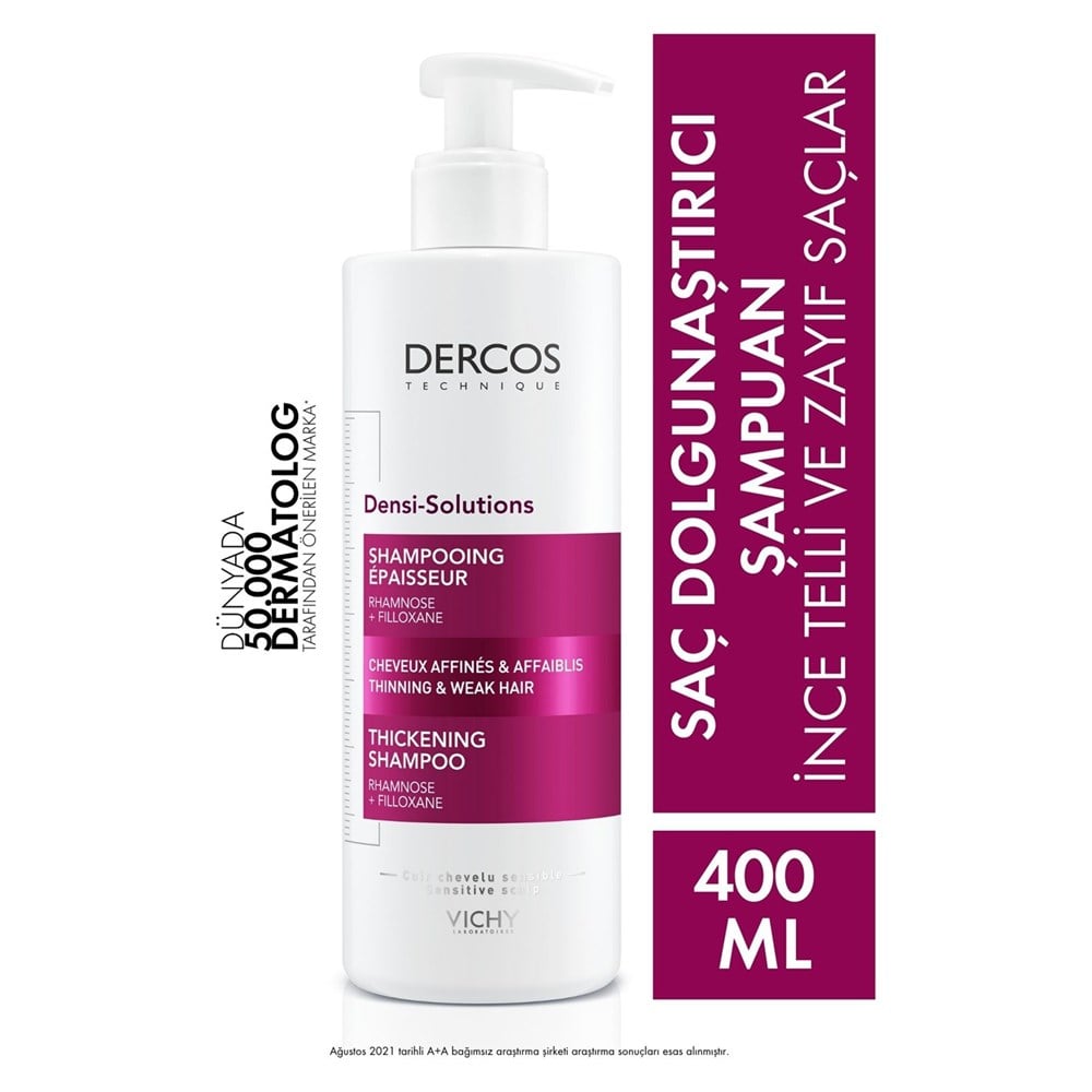 Dercos  
Densi Solutions Daha Yoğun Ve Dolgun Görünümlü Saçlar İçin Şampuan