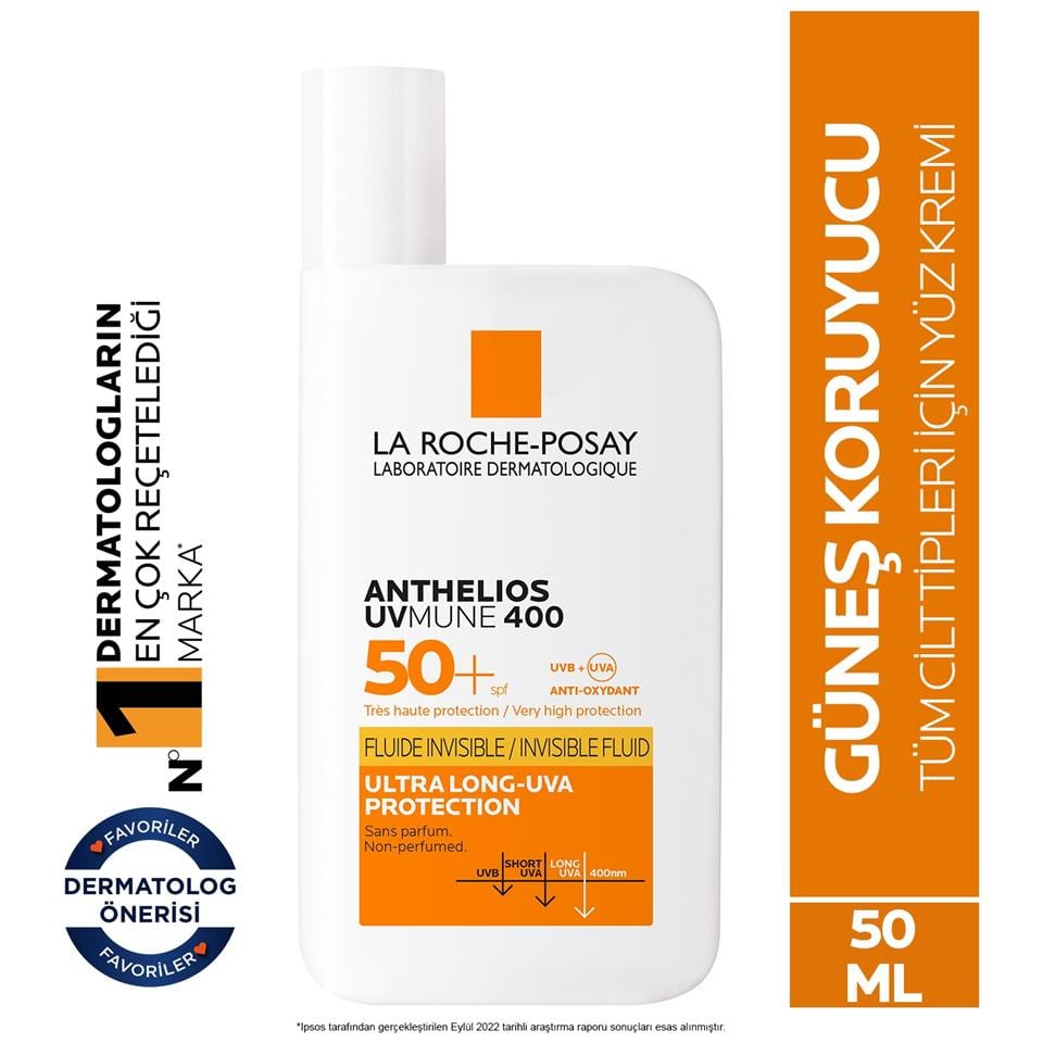La Roche-Posay Anthelios Uvmune 400 Invisible Fluid Spf 50+ 50 ml