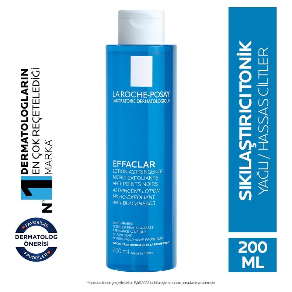 La Roche-Posay Effaclar Gözenekleri Sıkılaştırma Etkili Tonik 200 ml