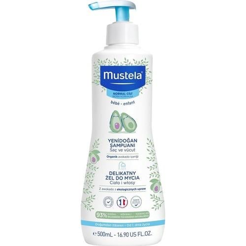 Mustela Organik Avokado İçeren Yenidoğan Bebek Şampuanı 500 ml
