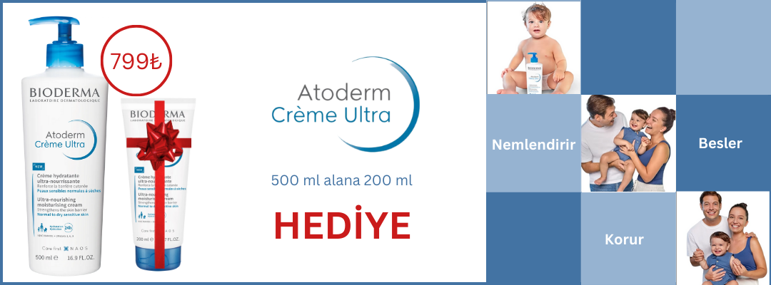 Atoderm Cream 500 ml alana 200 ml Hediye