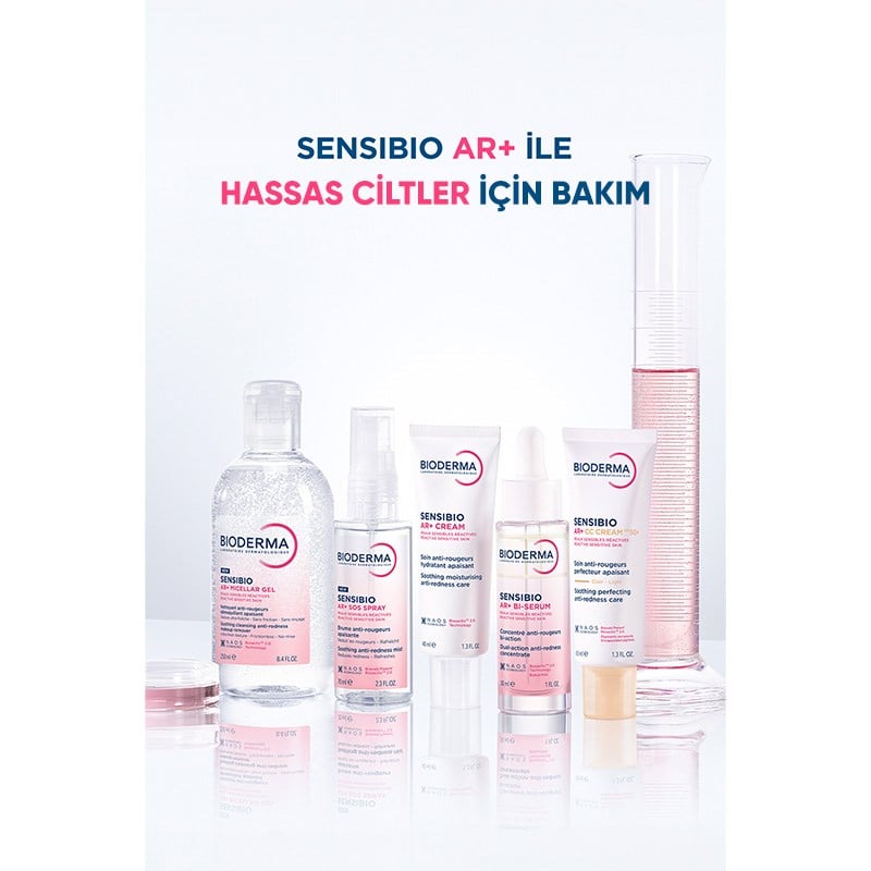  Bioderma Sensibio AR+ CC Cream SPF50+ Güneş Koruyuculu Kızarıklık Karşıtı Renkli Nemlendirici Krem 40 ML