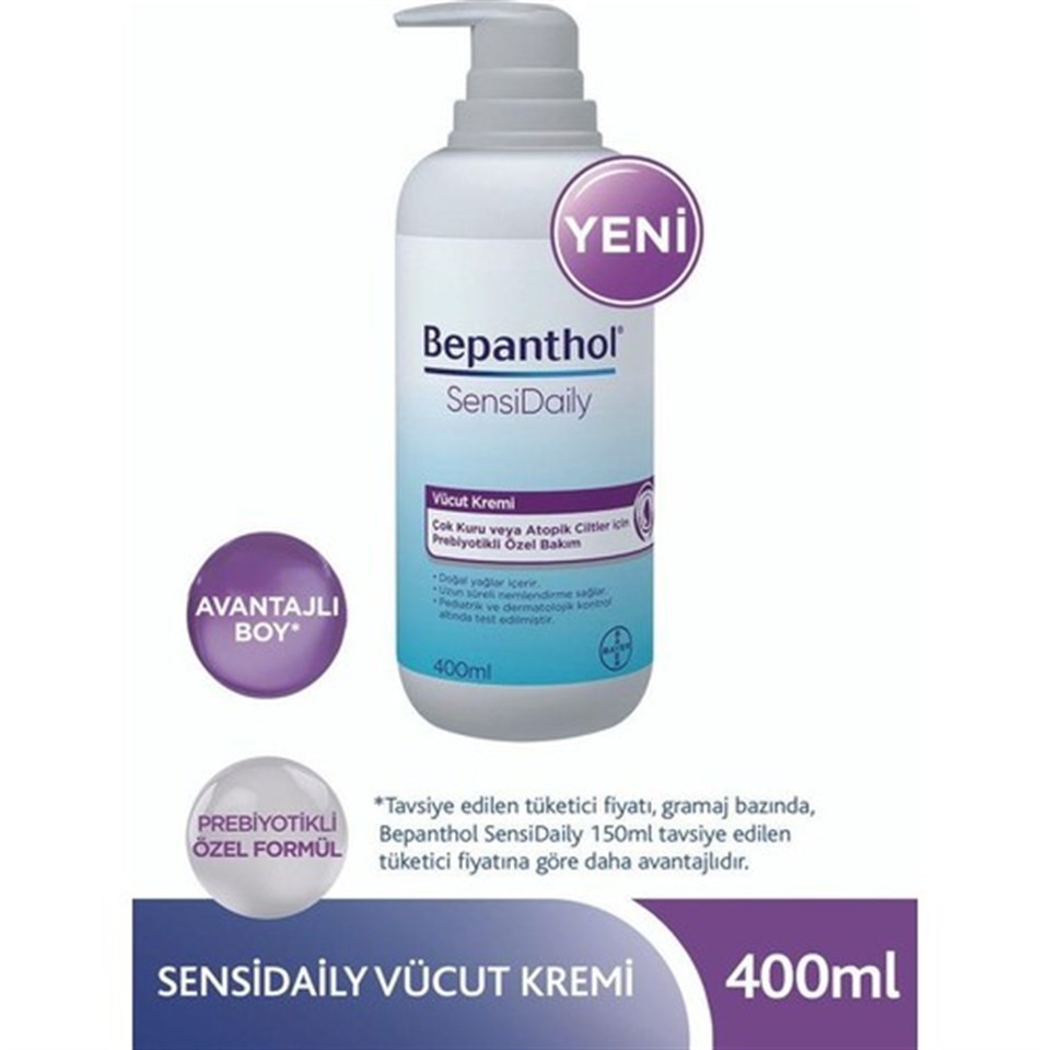 Bepanthol® Sensidaily Vücut Kremi