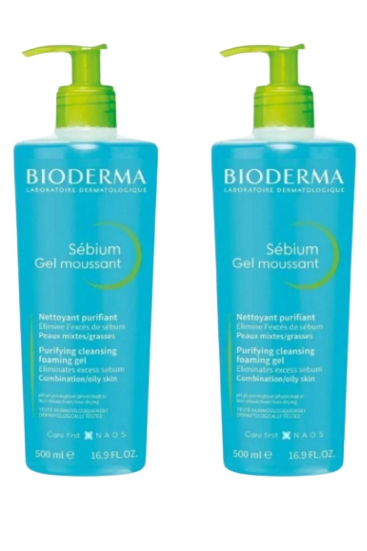 Bioderma  Sebium Foaming Gel 500 ml x 2
