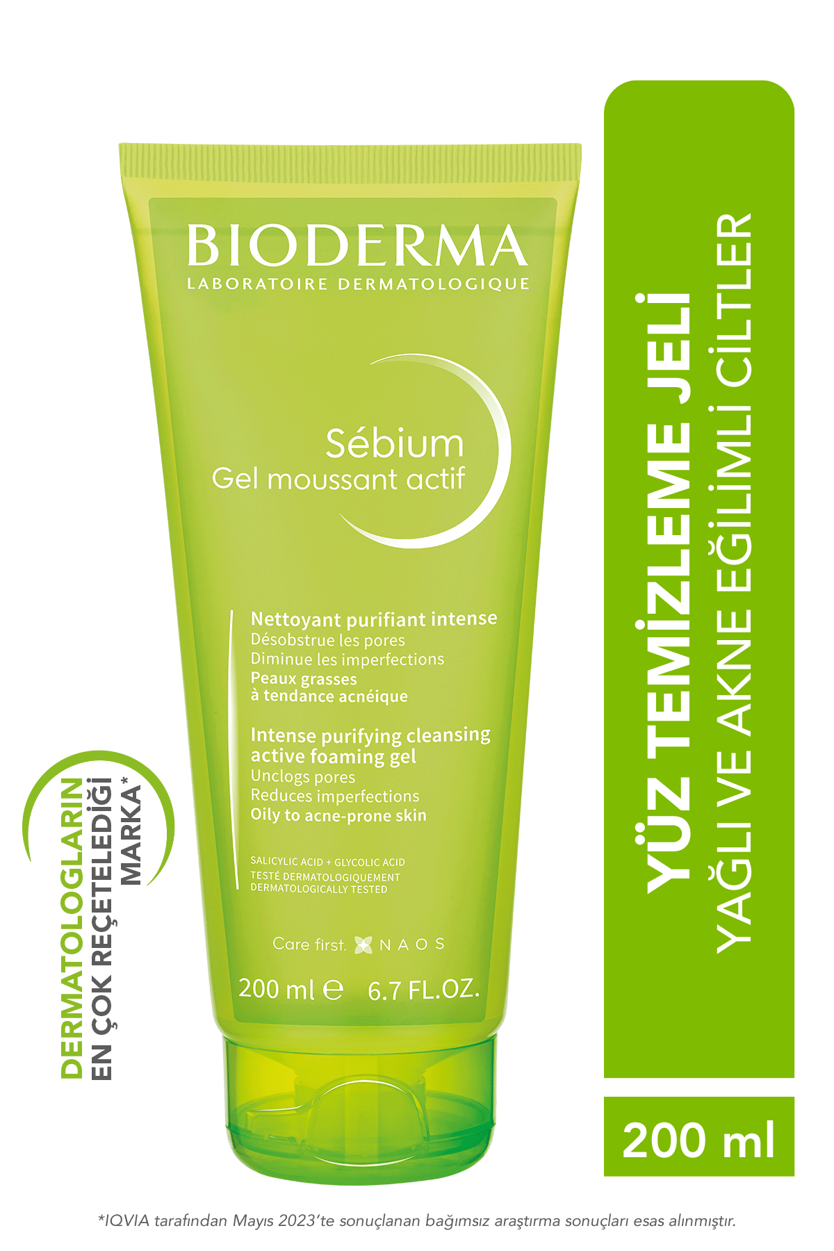 Bioderma  Sebium Foaming Gel Active 200 ml