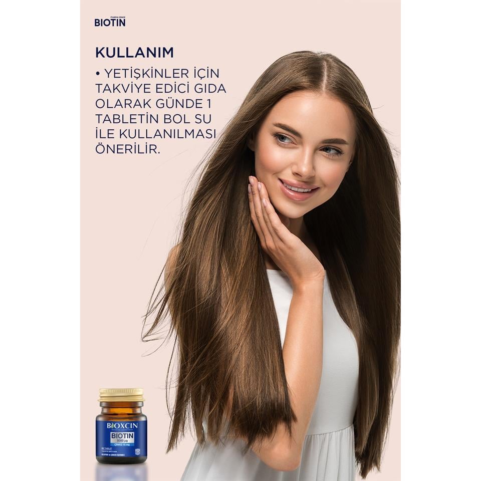 Bioxcin Biotin 60 Tablet ve Biotin Şampuan Seti