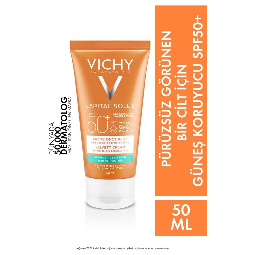Capital Soleil
Velvety Cream - Çok Yüksek Korumalı Güneş Koruyucu Yüz Kremi Spf 50+
