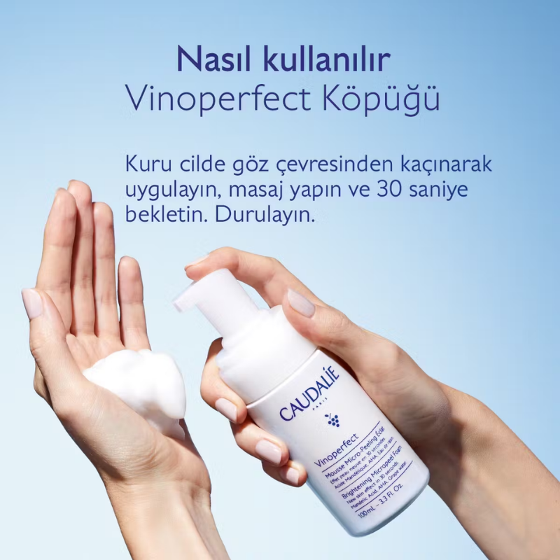 Caudalie Vinoperfect Işıltı Verici Mikro Peeling Temizleme Köpüğü 100 ml