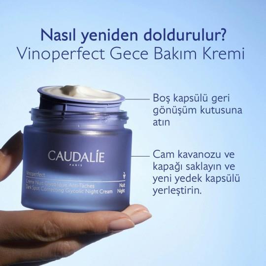 Caudalie Vinoperfect Leke Karşıtı Glikolik Gece Bakım Kremi -Yedek Kapsül