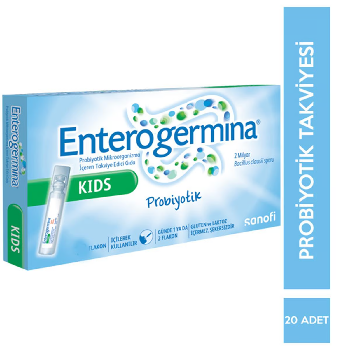 Enterogermina Kids Probiyotik 20 Flakon