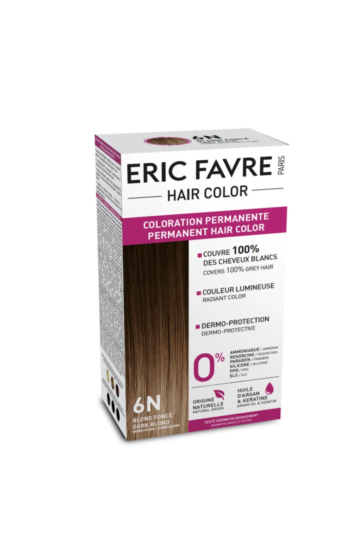 Eric Favre Bitkisel Saç Boyası 6 N Koyu Sarı ppdsiz