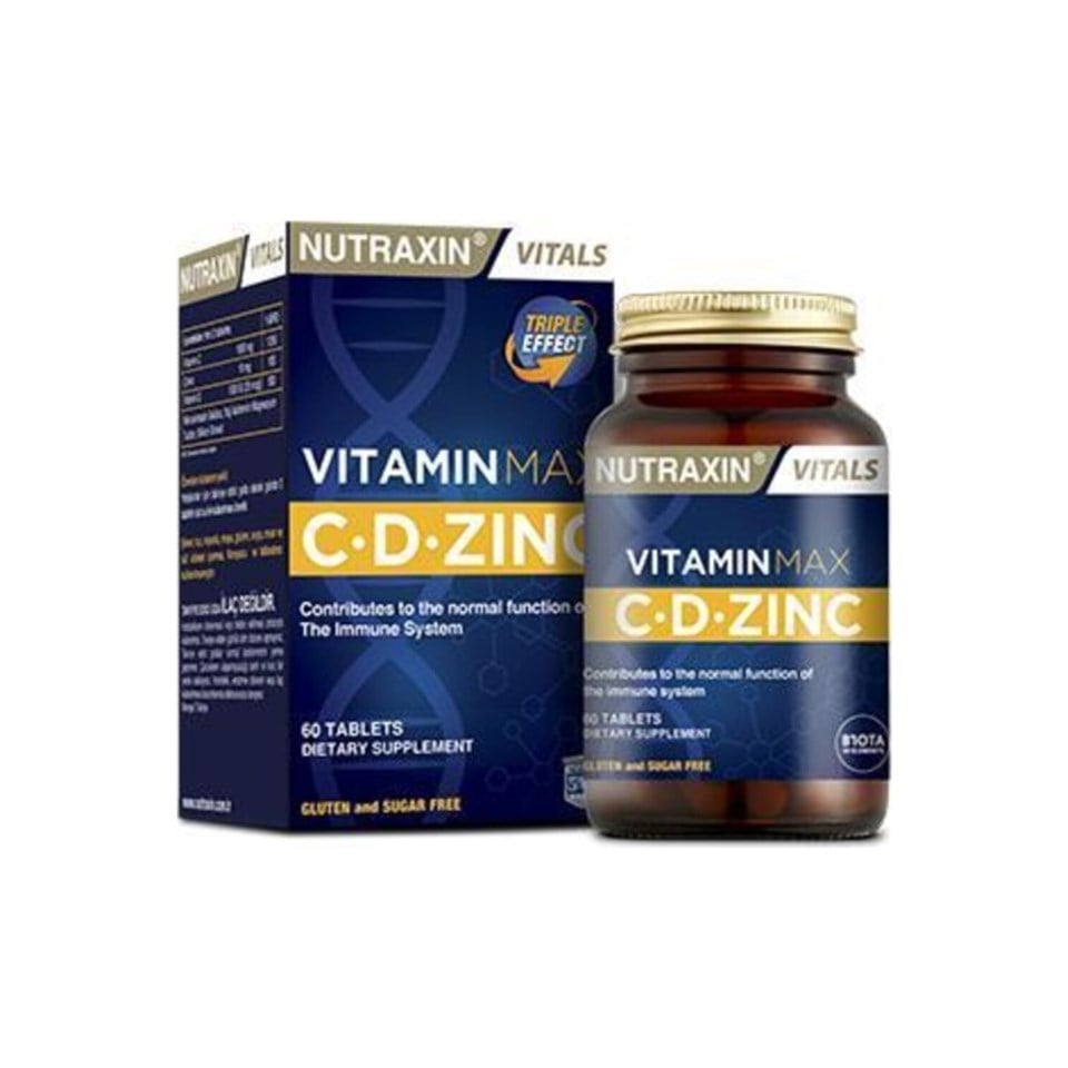 Nutraxin Vitamin Max C.D Çinko