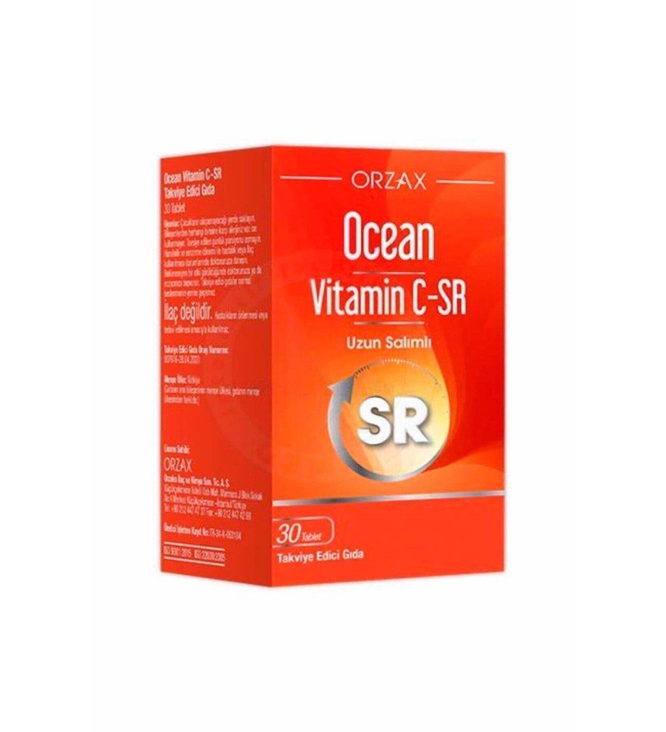 Orzax Ocean Vitamin C-SR 30 Tablet