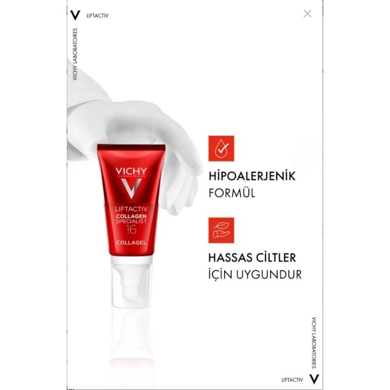 Vichy Liftactiv Collagen Specialist 16 Collagel Jel Krem 50ml