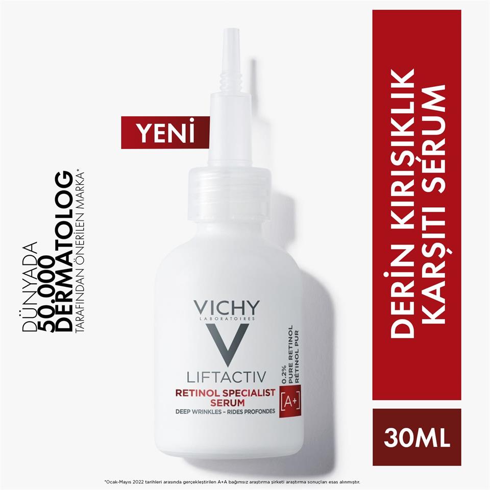 Vichy Liftactiv Retinol Specialist Derin Kırışıklık Karşıtı Serum 30 ml