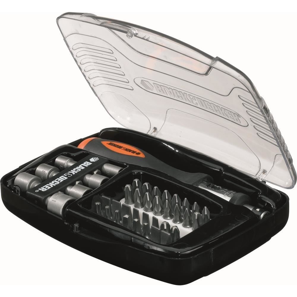 Black-Decker A7062 40 Parça Cırcırlı Tornavida ve Vidalama Uç Seti