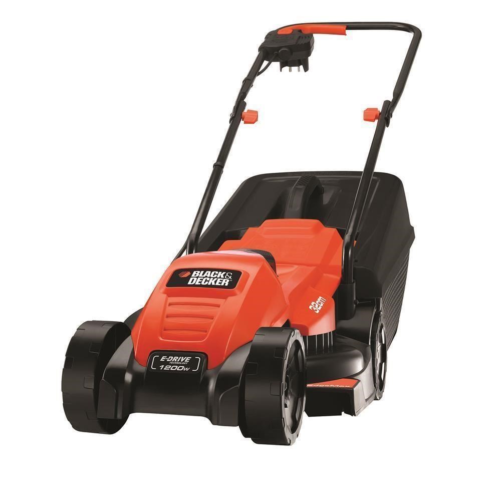 Black-Decker EMAX32S 1200Watt 32cm Elektrikli Çim Biçme Makinası
