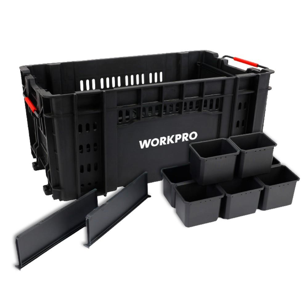 WORKPRO WP283028 46Lt 55,7x32,2x25cm Üstü Açık Profesyonel Takım Çantası