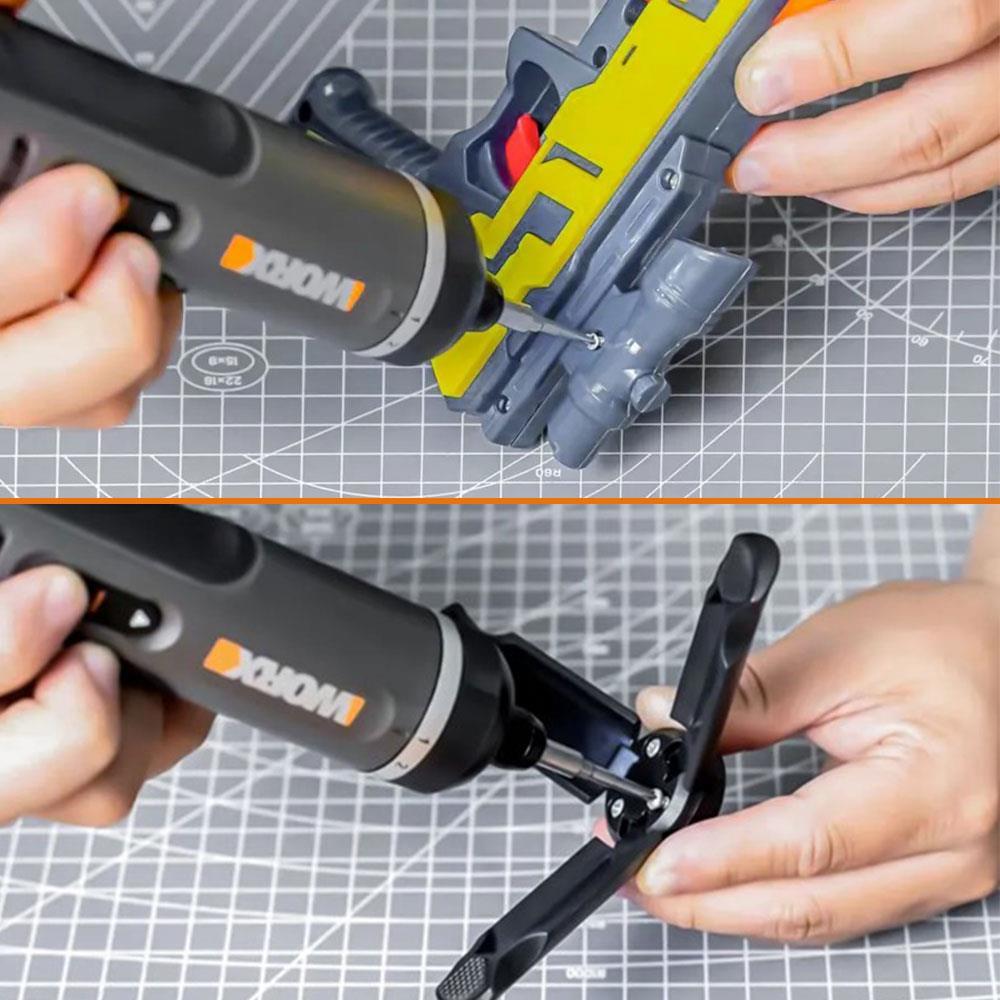WORX WX242 4Volt/2.0Ah. Li-ion Akıllı Tork Ayarlı Şarjlı Tornavida + 30 ...