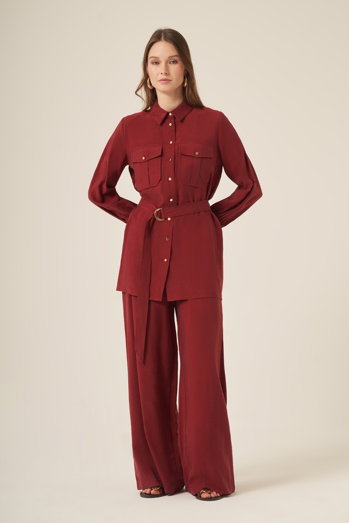 Firoy Kadın Tensel İkili Takım  Bordo
