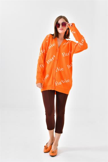 Firoy Kadın  Barbie Hırka  Orange