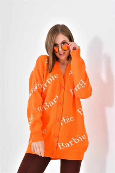 Firoy Kadın  Barbie Hırka  Orange