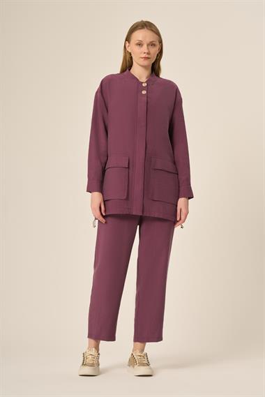 Firoy Kadın Begonya Takım  Mürdüm