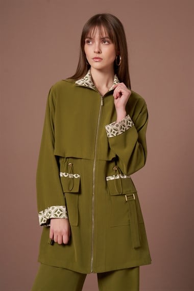 Firoy Kadın Benetti Takım  Olive