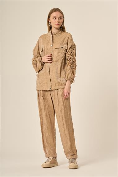 Firoy Kadın Craş Takım  Beige